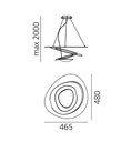 PIRCE SUSPENSION MICRO LED ARTEMIDE.