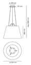 TOLOMEO MEGA SOSPENSIONE BODY NEGRO ARTEMIDE.