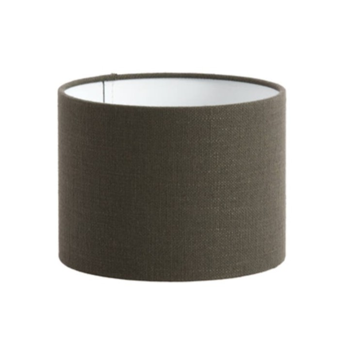 PANTALLA LIVIGNO ANTHRACITE CILINDRICA 25-25-18CM.