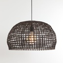 COLGANTE OLAKI RATTAN BROWN 56-34CM.