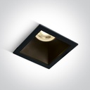 DOWNLIGHT CUAD. 1xGU10 MAX.10W IP20 ONE LIGHT.