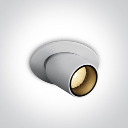 [211103MWW] DOWNLIGHT CIRC. LED 3W 3000K IP20 DIM. ONE LIGHT.