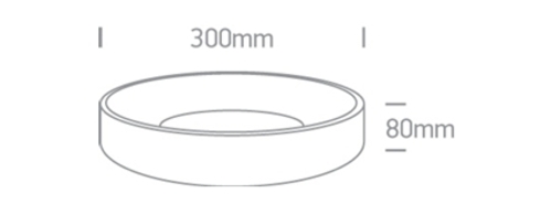 APLIQUE TECHO CIRC. LED 20W CCT VARIABLE IP20 ONE LIGHT.