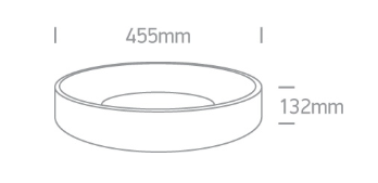 APLIQUE TECHO CIRC. LED 32W CCT VARIABLE IP20 ONE LIGHT.