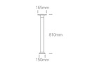 BOLARDO CIRC. LED 6,5W 3000K IP54 ONE LIGHT.
