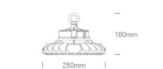 CAMPANA INDUSTRIAL LED 100W 4000K IP65 230V ONE LIGHT.
