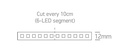 CINTA LED 14,4W/m 2700K IP20 DIM. 5MTS ONE LIGHT.