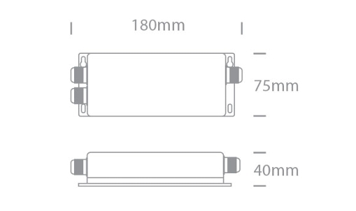 CONTROLADOR 4 CANALES DALI/PUSH DIM IP67 12-36V ONE LIGHT.