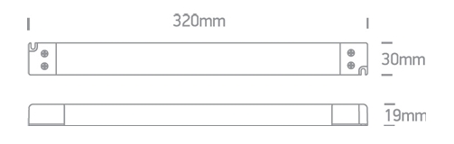 DRIVER LED 24V 100W IP20 SLIM ONE LIGHT.