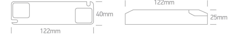 DRIVER LED 200/250/300/350mA IP20 DIM. TRIAC ONE LIGHT.