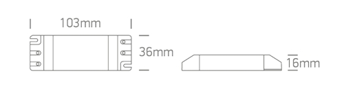 DRIVER LED 700mA 7-15W ONE LIGHT.