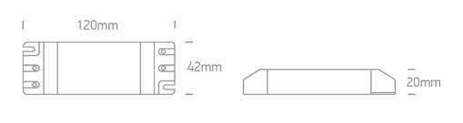 DRIVER LED 350mA 7-15W ONE LIGHT.