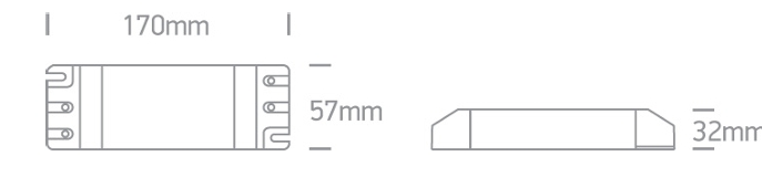 DRIVER LED 24V 40W IP20 DIM. TRIAC ONE LIGHT.