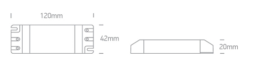 DRIVER LED 24V 15W IP20 ONE LIGHT.