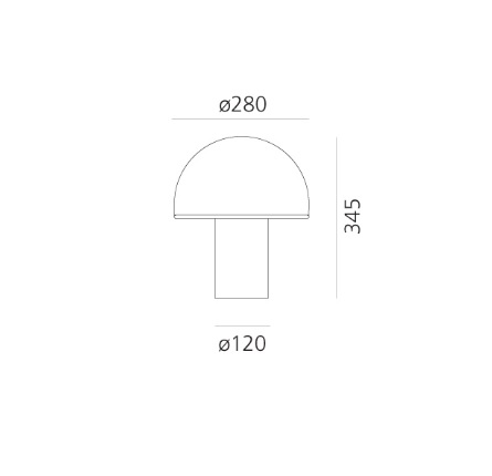 ONFALE T MEDIO 2xE14  ARTEMIDE.
