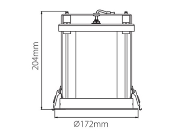 DOWNLIGHT 31w 3000k CRI90 40° NO DIM.TRIDONIC RIO.