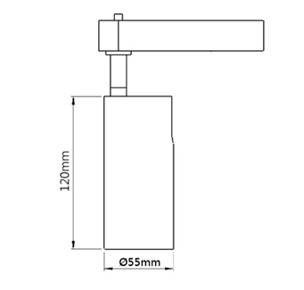 SPOT P/RIEL 21W 3000K 38° CRI90 IP20 RIO.