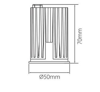 MODULO LED 9W 2700K 38° CRI90 DIM. TRIAC C/DRIV RIO.
