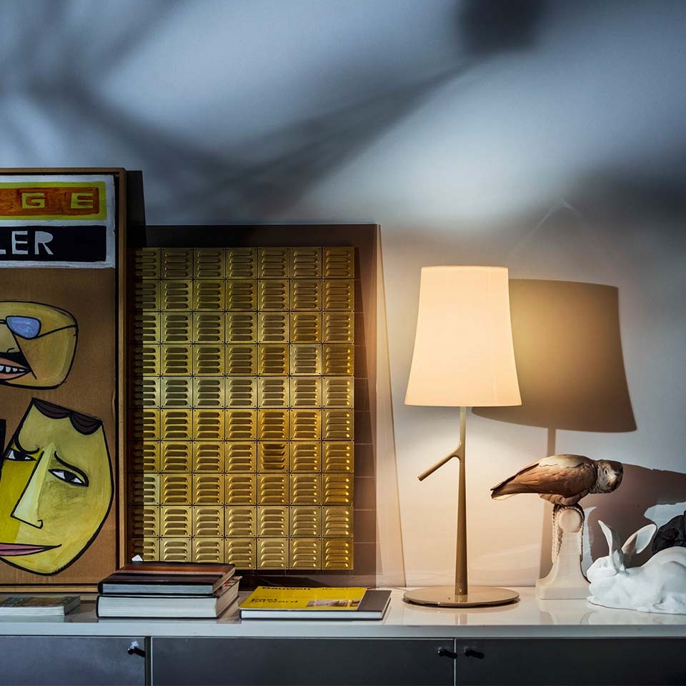 LAMPARA DE MESA 1xE27 BIRDIE PICCOLA FOSCARINI