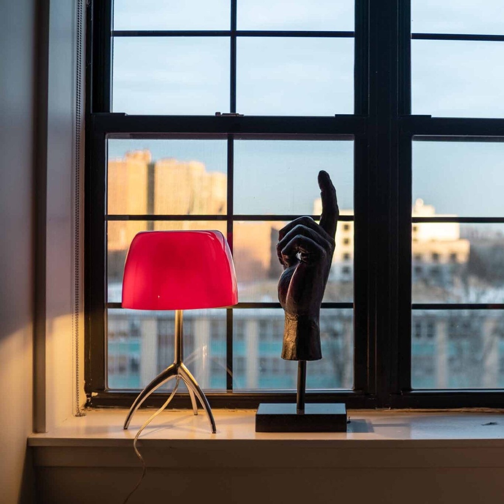 LAMAPRA DE MESA 1xE14 LUMIERE PICCOLA CEREZA FOSCARINI