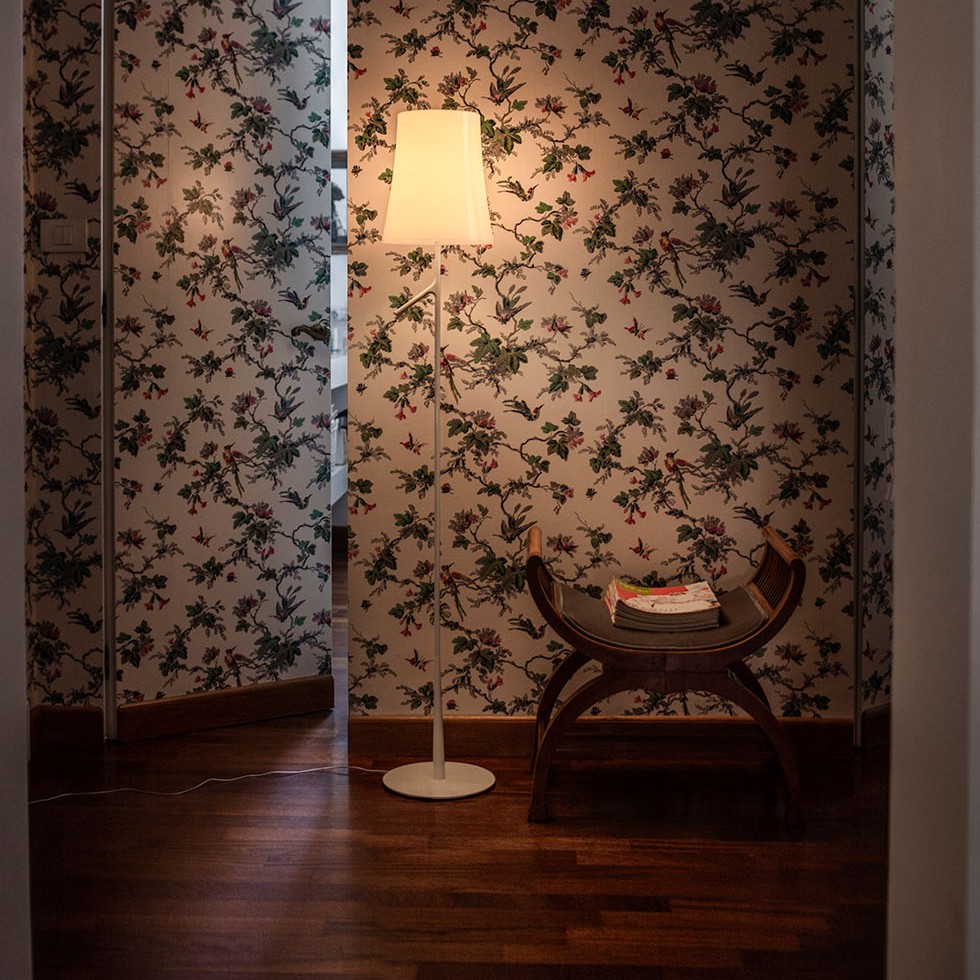 LAMPARA DE PIE 1xE27 BIRDIE FOSCARINI.