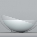 LAMPARA DE PISO 1xE27 SOLAR OUTDOOR TERRA FOSCARINI.