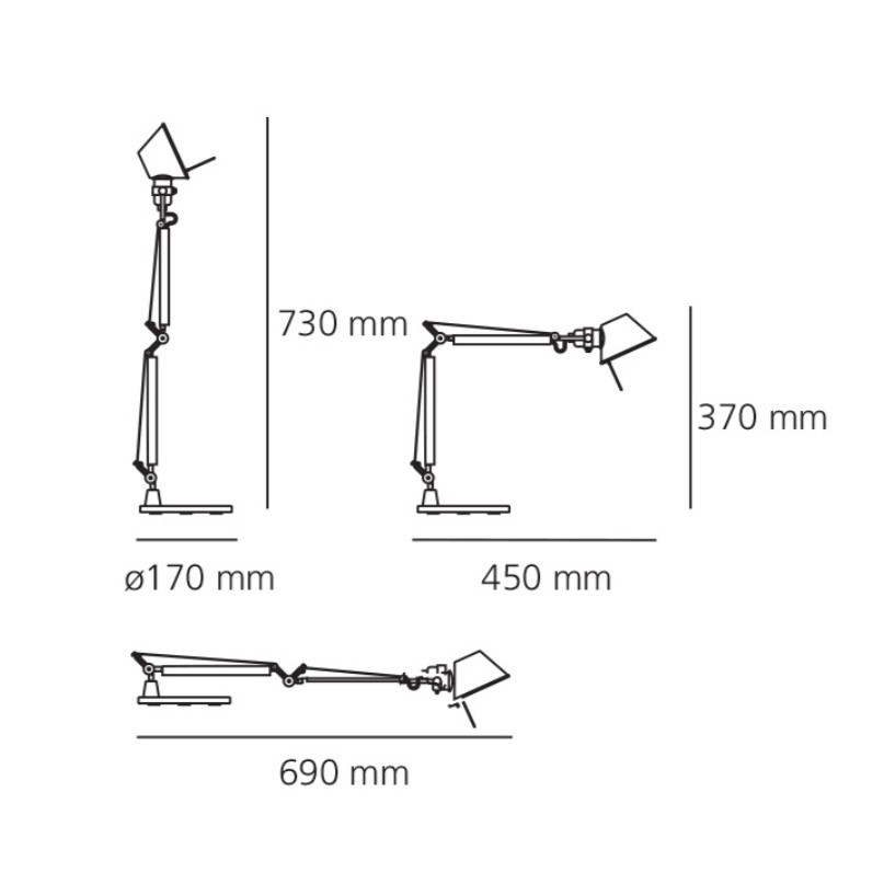CUERPO LED 9W TOLOMEO MICRO ARTEMIDE.