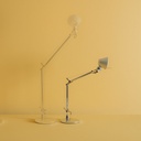 LAMPARA DE MESA 1xE14 TOLOMEO MICRO RAME SPAZZOLATO ARTEMIDE.