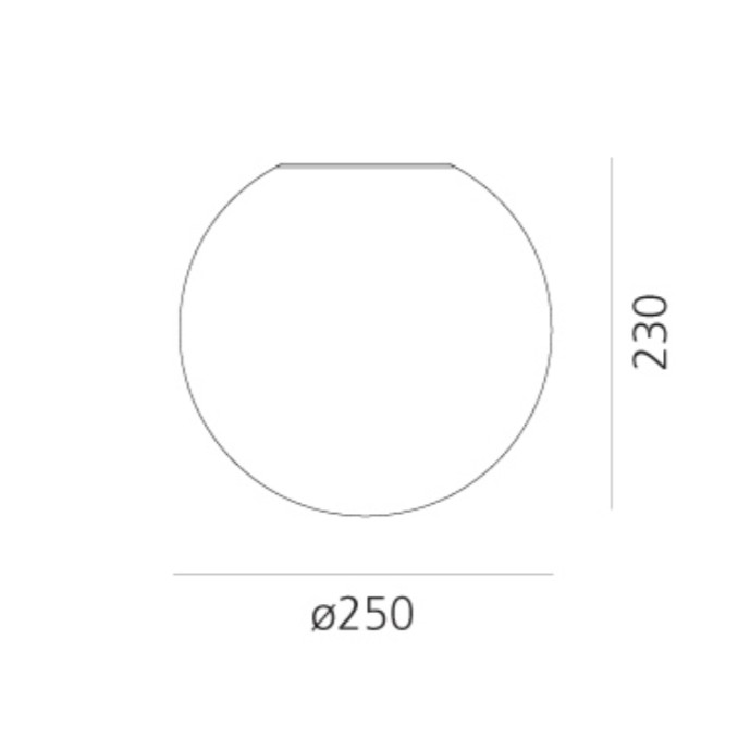 APLIQUE PARED/TECHO LED 13W DIOSCURI PARETE 25 ARTEMIDE.