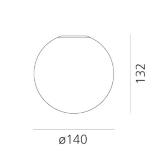 APLIQUE PARED 1xE14 DIOSCURI 14 ARTEMIDE.