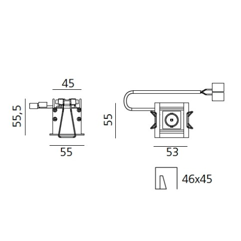 DOWNLIGHT SHARP 1 OPTIC LED ARTEMIDE.