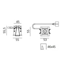 DOWNLIGHT SHARP 1 OPTIC LED ARTEMIDE.