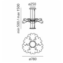 COLGANTE CHLOROPHILIA APP ARTEMIDE.