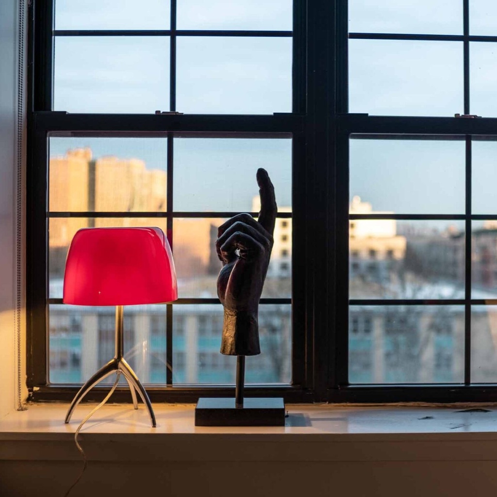 LAMAPRA DE MESA 1xE14 LUMIERE PICCOLA CEREZA FOSCARINI