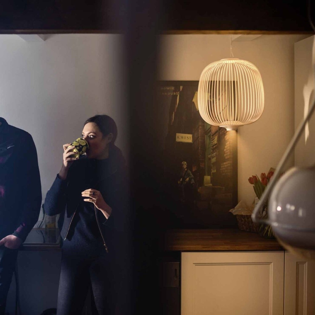 COLGANTE SPOKES 2 LED DIM FOSCARINI.