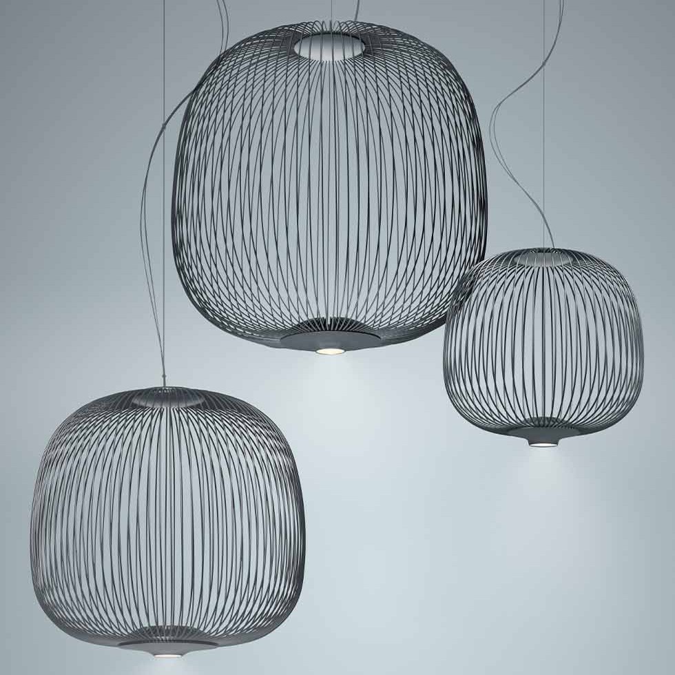 COLGANTE SPOKES 2 LED DIM FOSCARINI.