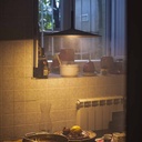 COLGANTE LED MARRON DIM APLOMB LARGE FOSCARINI.