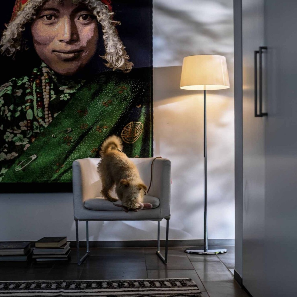 LAMPARA DE PIE LUMIERE XXL BLANCA FOSCARINI.