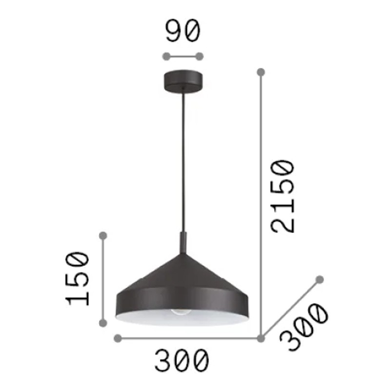 COLGANTE YURTA SP1 D30 TRIOS LIGHTING.