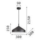 COLGANTE YURTA SP1 D30 TRIOS LIGHTING.