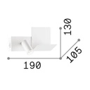 APLIQUE PARED KOMODO-1 AP LED USB SWITCH TRIOS LIGHTING.