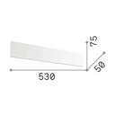 APLIQUE PARED ZIGZAG AP D53 LED TRIOS LIGHTING.