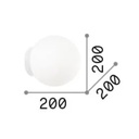 APLIQUE PARED MAPA AP1 D20 TRIOS LIGHTING.