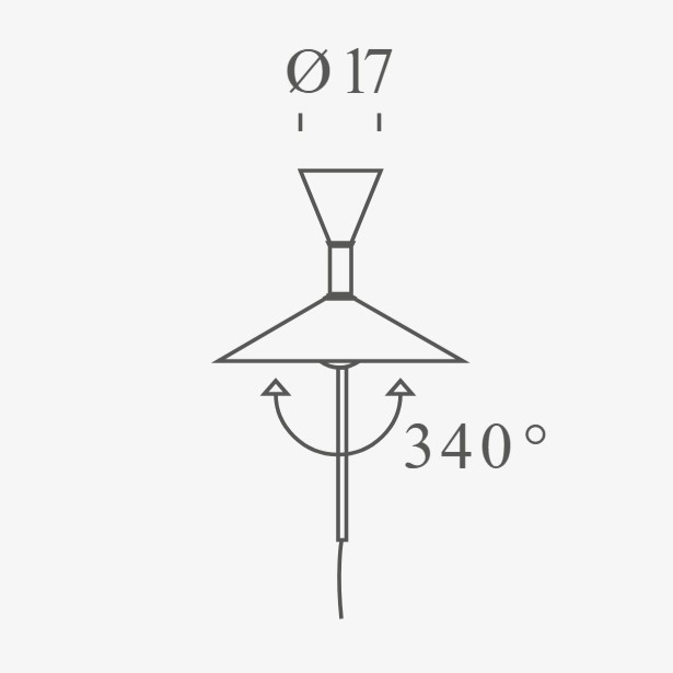 APLIQUE PARED LAMPE DE MARSEILLE MINI NEMO.