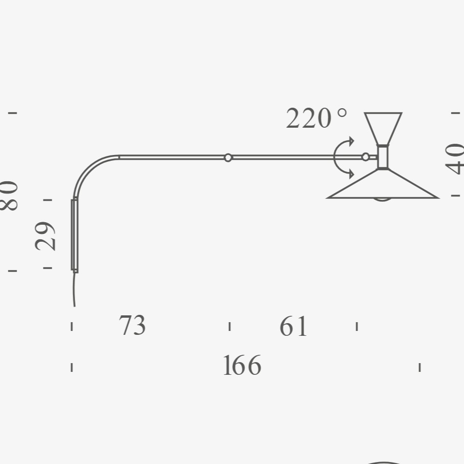 APLIQUE PARED LAMPE DE MARSEILLE MINI NEMO.