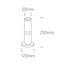 BOLARDO CIL. 1xE27 MAX.15W IP54 ONE LIGHT.