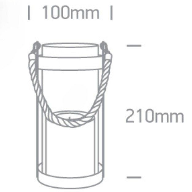 LAMPARA TIPO CANDLE PILAS 2xAA.