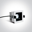 DOWNLIGHT CUAD. LED 6,5W 3000K IP20 DIM. ONE LIGHT.