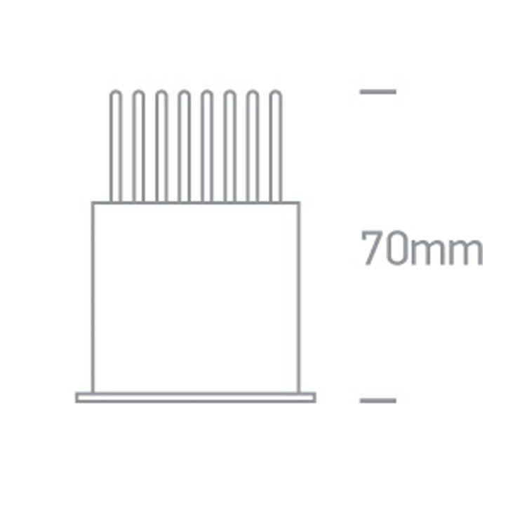 DOWNLIGHT CUAD. LED 6,5W 3000K IP20 DIM. ONE LIGHT.