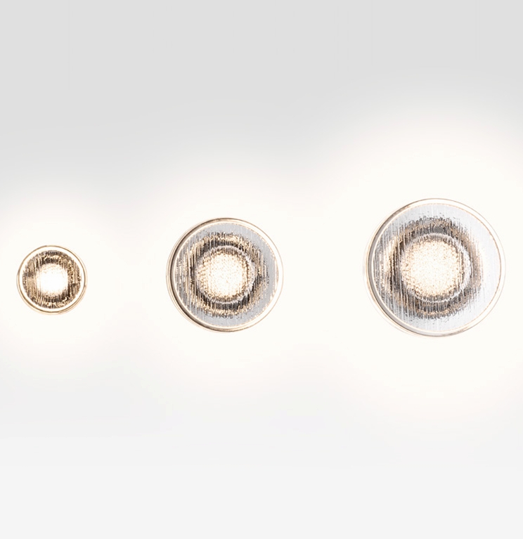 APLIQUE DE PARED CIL. ROC PLUS ALUMINIO Y VIDRIO LED 8W 2700K CRI90 IP65 TRIAC MARSET.